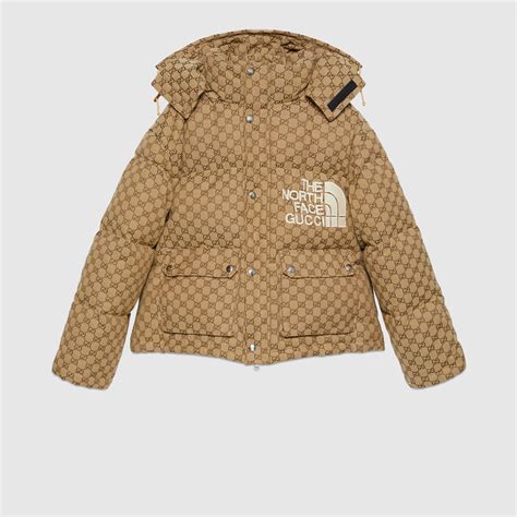 the north face gucci brown jacket